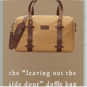 Taylor Swift “leaving out the side door” Duffel Bag folklore Era Rare